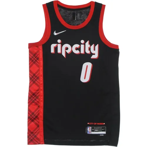 Sportswear, male, , Size: XL Portland Trail Blazers Basketball Tank Top - Nike - Modalova