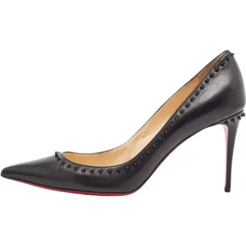 Pre-owned Leather heels , female, Sizes: 5 1/2 UK - Christian Louboutin Pre-owned - Modalova