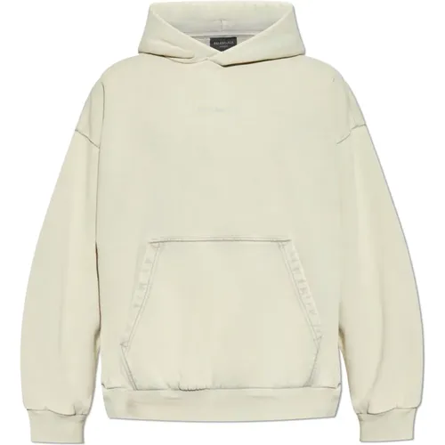 Hoodie , male, Sizes: L - Balenciaga - Modalova