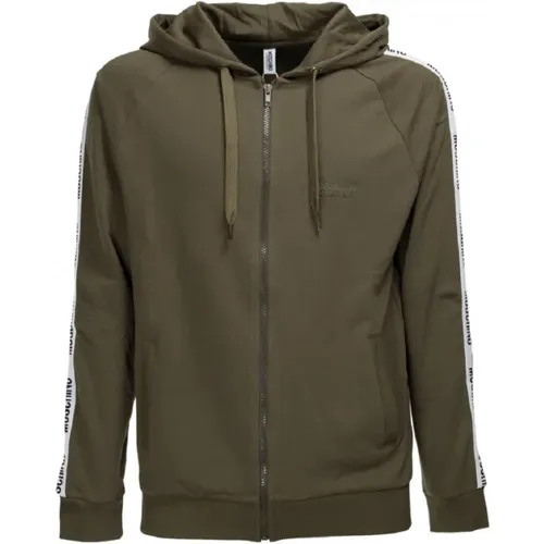 Zip-throughs, male, , Size: XS Zip Hoodie - Moschino - Modalova