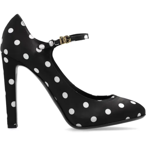 Pumps, female, , Size: 7 1/2 US Satin high-heeled shoes - Dolce & Gabbana - Modalova