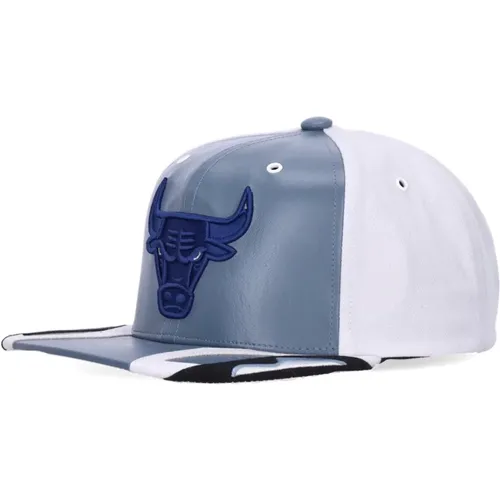 Caps, male, , Size: ONE SIZE Chicago Bulls Snapback Cap White/ - Mitchell & Ness - Modalova