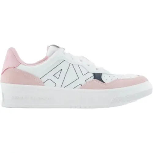 White Sneakers Xdx103-Xv579-S929 , female, Sizes: 4 UK, 7 UK, 6 UK - Armani Exchange - Modalova