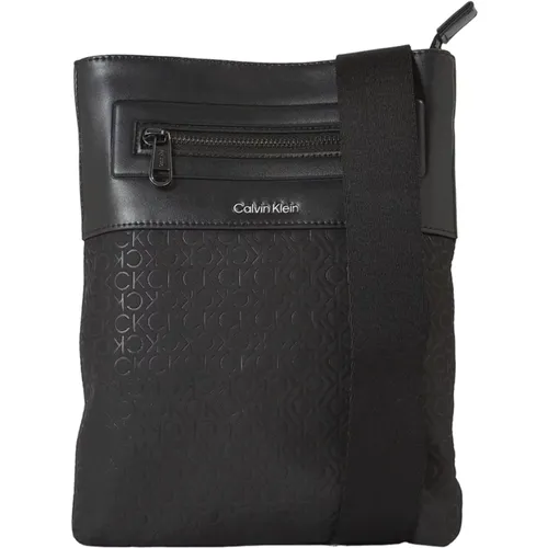 Elevated Flatpack Repreve Bag , male, Sizes: ONE SIZE - Calvin Klein - Modalova