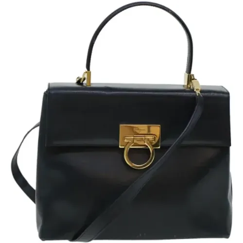 Pre-owned Leder Handtaschen , Damen, Größe: ONE Size - Salvatore Ferragamo Pre-owned - Modalova