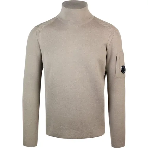 Regular Fit Pullover in Dove Grey , Herren, Größe: L - C.P. Company - Modalova