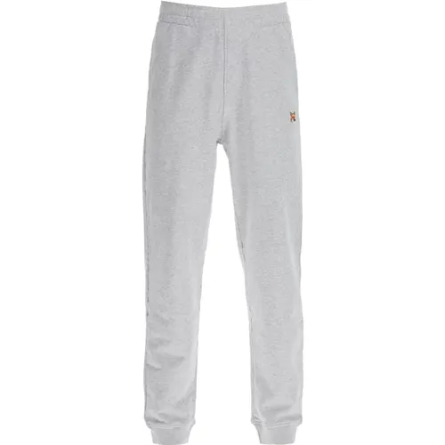 Fox Head Patch Joggers , Herren, Größe: XL - Maison Kitsuné - Modalova