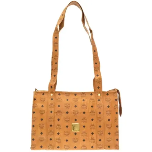 Pre-owned Tote Bags, female, , Size: ONE SIZE Pre-owned Canvas totes - MCM Pre-owned - Modalova