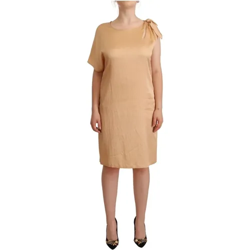 One Sleeve Shift Dress , female, Sizes: M - Moschino - Modalova