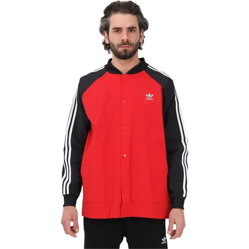 Rote Mäntel , Herren, Größe: M - Adidas - Modalova