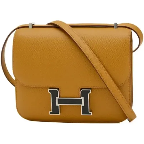 Pre-owned Cross Body Bags, female, , Size: ONE SIZE Pre-owned Fabric shoulder-bags - Hermès Vintage - Modalova