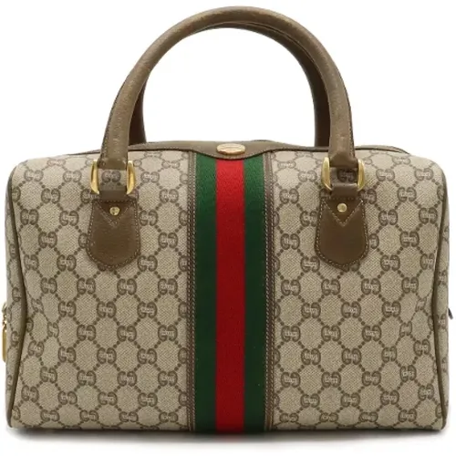 Pre-owned Handbags, female, , Size: ONE SIZE Pre-owned Canvas handbags - Gucci Vintage - Modalova