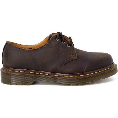 Laced Shoes, male, , Size: 7 US Crazy Horse Elegant Mens Shoes - Dr. Martens - Modalova