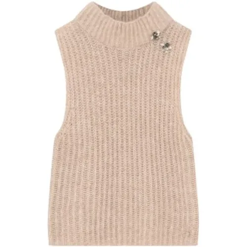 Round-neck Knitwear, female, , Size: XS Sleeveless Knitwear - Gustav - Modalova