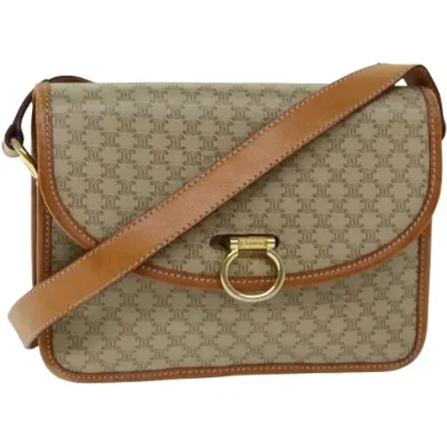 Pre-owned Cross Body Bags, female, , Size: ONE SIZE Pre-owned Canvas celine-bags - Celine Vintage - Modalova