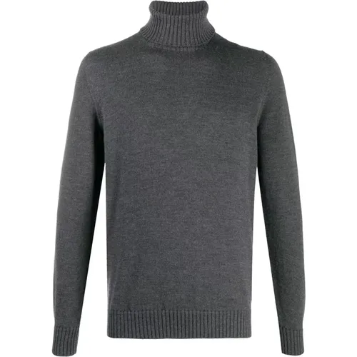 Turtlenecks, male, , Size: XL Grey Sweatshirt Aw24 - Drumohr - Modalova