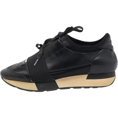 Pre-owned Stoff sneakers - Balenciaga Vintage - Modalova