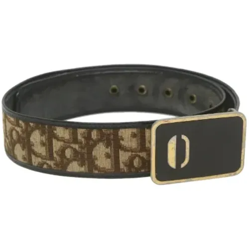 Pre-owned Belts, female, , Size: ONE SIZE Pre-owned Leather belts - Dior Vintage - Modalova