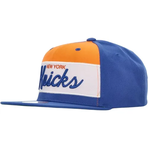 Caps, male, , Size: ONE SIZE NBA Retro Snapback Cap New York Knicks - Mitchell & Ness - Modalova