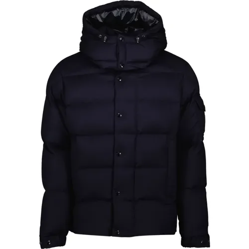 Blaue Vezere Jacke für Männer - Moncler - Modalova