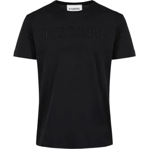 T-Shirts , male, Sizes: 3XL, XL, 2XL - Iceberg - Modalova
