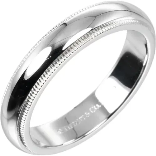 Pre-owned Jewellery, female, , Size: ONE SIZE Pre-owned Platinum rings - Tiffany & Co. Pre-owned - Modalova