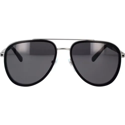 Einzigartige Pilotenstil Sonnenbrille mit polarisierten Gläsern - Bvlgari - Modalova