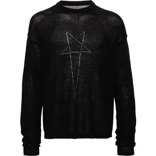 Casual Long Sleeve Wool T-Shirt , male, Sizes: 2XL, L, XL - Rick Owens - Modalova