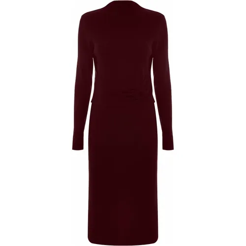 Knitted Dresses, female, , Size: S Stylish Long Sleeved Pencil Dress - Kocca - Modalova