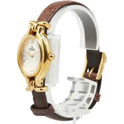 Pre-owned Watches, female, , Size: ONE SIZE Pre-owned Stainless Steel watches - Fendi Vintage - Modalova