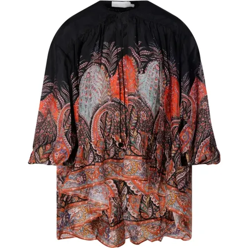 Blouses, female, , Size: M Paisley Ruffle Blouse - Zimmermann - Modalova