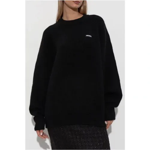 Oversized Schwarzer Pullover Strickwaren - ROTATE Birger Christensen - Modalova