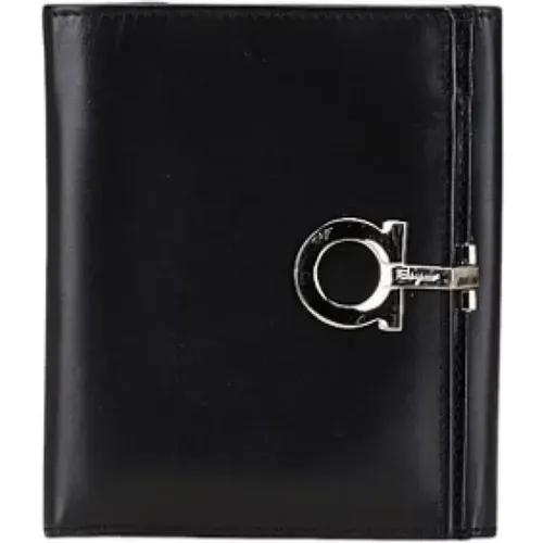 Pre-owned Wallets, female, , Size: ONE SIZE Pre-owned Leather wallets - Salvatore Ferragamo Pre-owned - Modalova