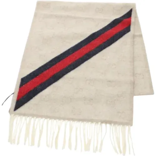 Pre-owned Wool scarves , female, Sizes: ONE SIZE - Gucci Vintage - Modalova