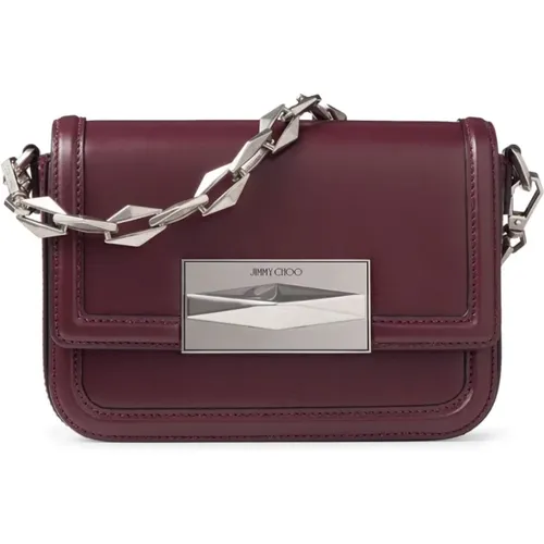 Burgunder Diamond Crossbody Tasche - Jimmy Choo - Modalova