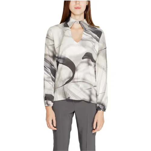 Blouses, female, , Size: L Elegant Viscose Blouse - RINASCIMENTO - Modalova