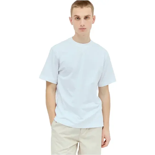 Erdbeer Grafik Baumwoll T-Shirt , Herren, Größe: L - Burberry - Modalova