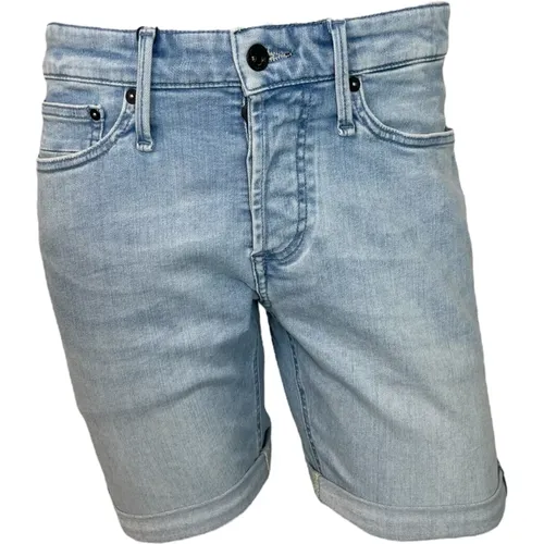 Hellblaue Razor Short Jeans , Herren, Größe: W36 - Denham - Modalova