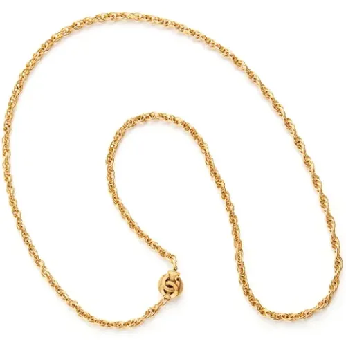 Pre-owned Jewellery, female, , Size: ONE SIZE Pre-owned Metal necklaces - Chanel Vintage - Modalova