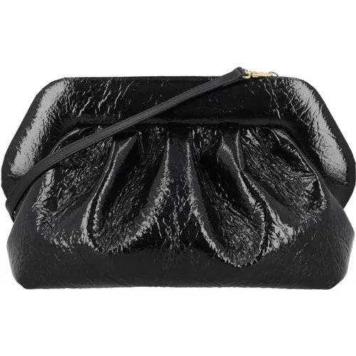 Leather Bios Clutch Handbag , female, Sizes: ONE SIZE - THEMOIRè - Modalova