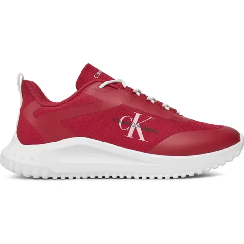 Rote EVA Runner Sneakers , Herren, Größe: 42 EU - Calvin Klein - Modalova