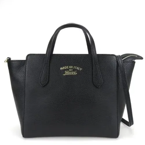 Pre-owned Tote Bags, female, , Size: ONE SIZE Pre-owned Leather gucci-bags - Gucci Vintage - Modalova