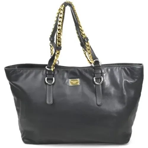 Pre-owned Tote Bags, female, , Size: ONE SIZE Pre-owned Leather handbags - Dolce & Gabbana Pre-owned - Modalova