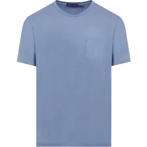 Blaues Infinity T-Shirt , Herren, Größe: S - Ralph Lauren - Modalova