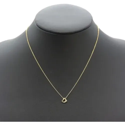 Pre-owned Gold necklaces , female, Sizes: ONE SIZE - Tiffany & Co. Pre-owned - Modalova