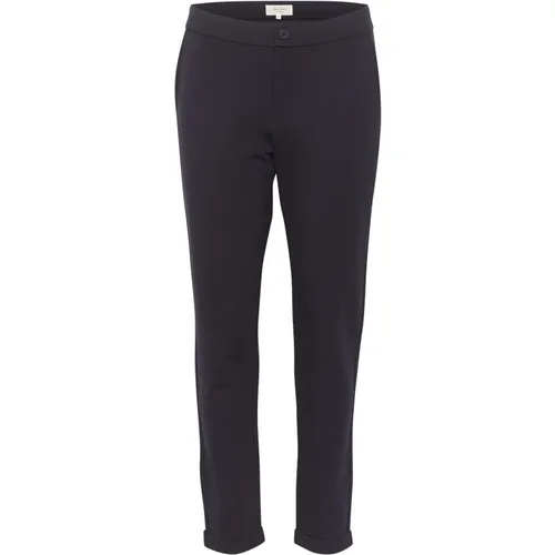 Classic Fit Dark Navy Pants , female, Sizes: 2XS, XL, L, S, 2XL, M, XS, 3XL - Part Two - Modalova