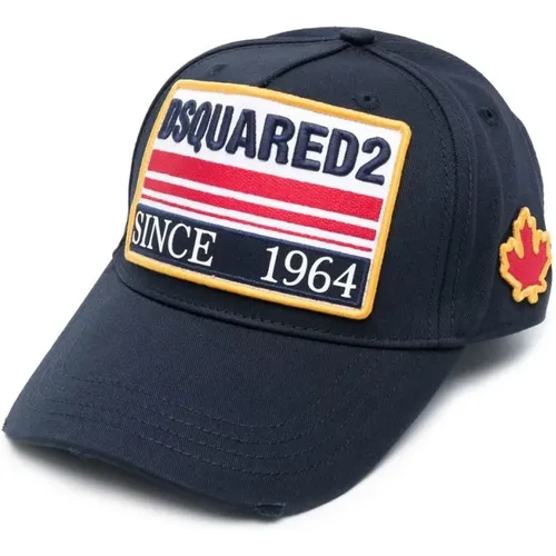 Caps, male, , Size: ONE SIZE Stylish Hats for Men - Dsquared2 - Modalova