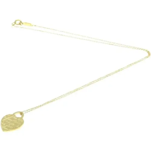 Pre-owned Jewellery, female, , Size: ONE SIZE Pre-owned Gold necklaces - Tiffany & Co. Pre-owned - Modalova