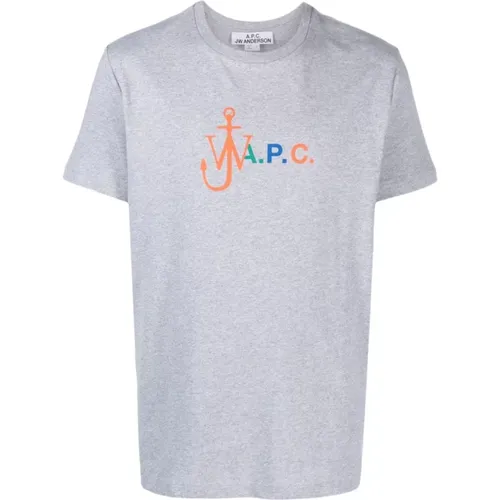 Anchor T-Shirt , male, Sizes: S, L - A.p.c. - Modalova