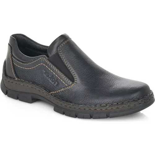 Schwarze Geschlossene Formale Schuhe , Herren, Größe: 43 EU - Rieker - Modalova